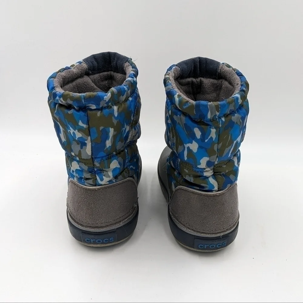 Crocs Camo Camouflage Lined Boot 11T